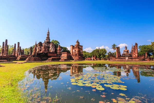 Sukhothai historische park in thailand — Stockfoto