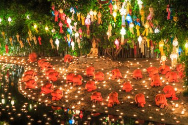 chiang Mai Loy krathong Festivali