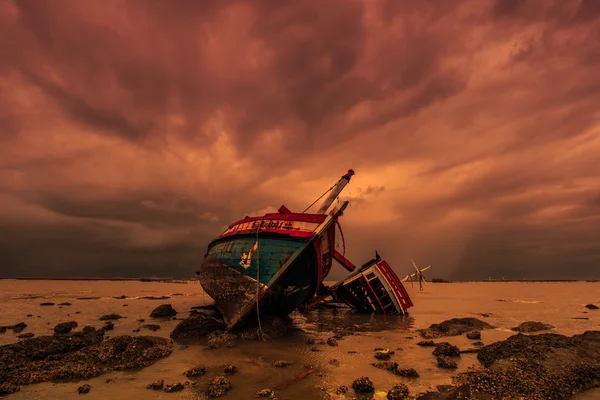Schiffbruch in Thailand — Stockfoto