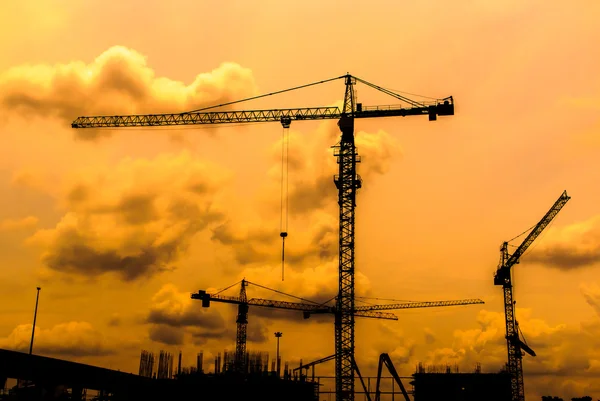 Construction site crane — Stock Photo, Image