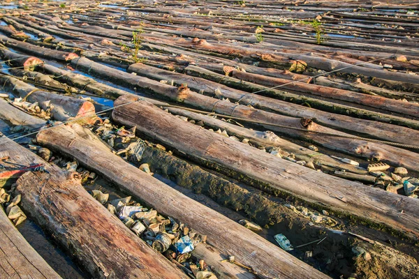 Pile de paysage en bois — Photo