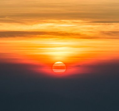 Sunrise gökyüzü arka plan
