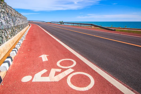 Bicycle lane bicycle path — Stock Photo, Image