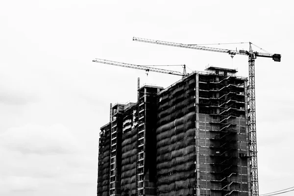 Gru da cantiere — Foto Stock