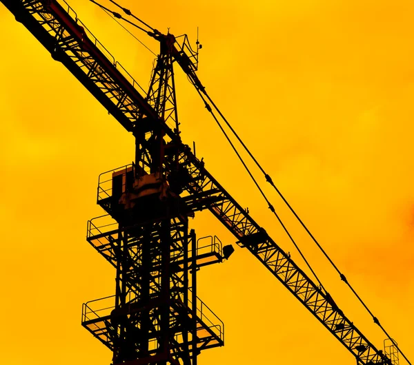 Construction site crane — Stock Photo, Image