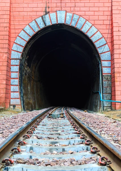 Entrance to railway tunnel old — Stock Photo, Image