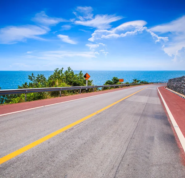 Coastal road mountain highway — Stock Photo, Image