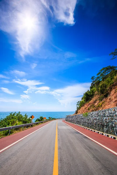 Coastal road mountain highway — Stock Photo, Image