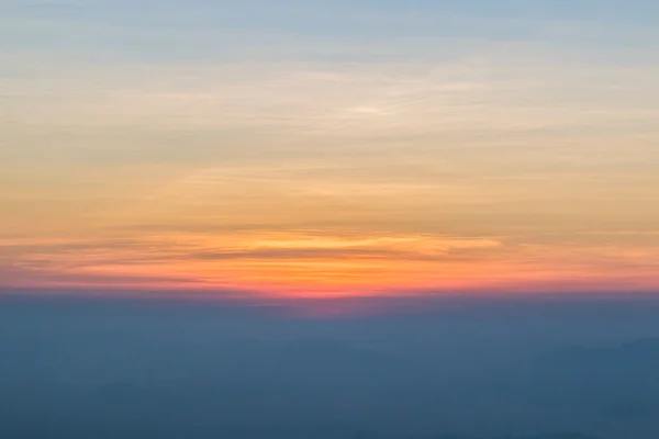 日出天空背景 — 图库照片