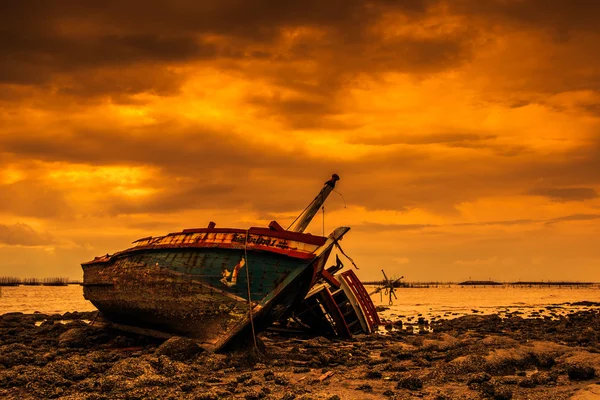 Barca da pesca in Thailandia — Foto Stock