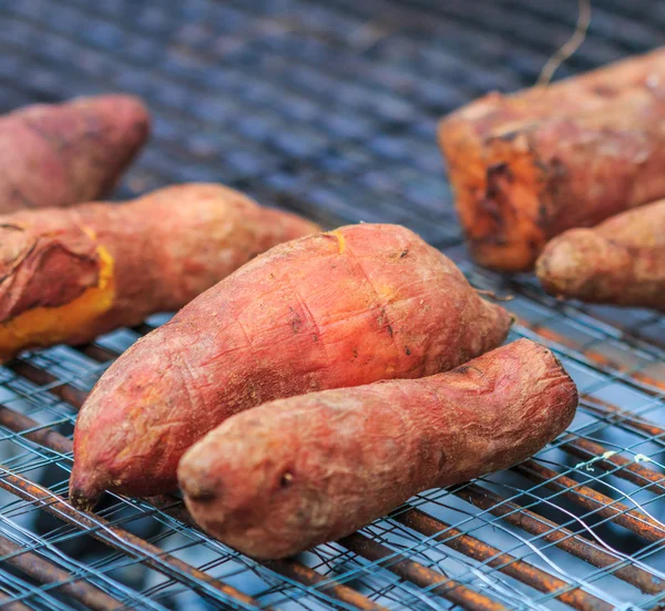 Tatlı patates yanık — Stok fotoğraf