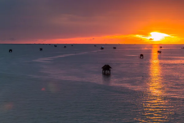 Sea houses in Gulf of Thailand — Stock Photo, Image