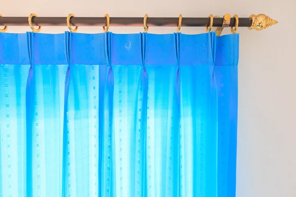 Azul cortinas fundo — Fotografia de Stock