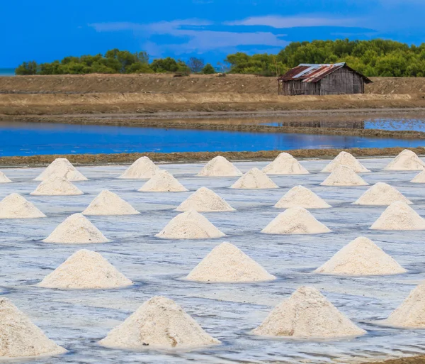Campos de sal en Tailandia — Foto de Stock