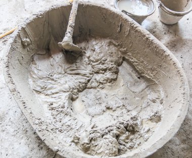 Şantiye - çimento tank