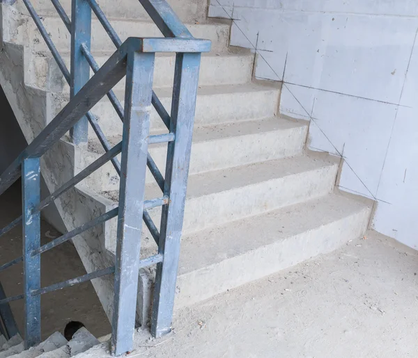 Stair hall in Construction Buildin — Stock Photo, Image