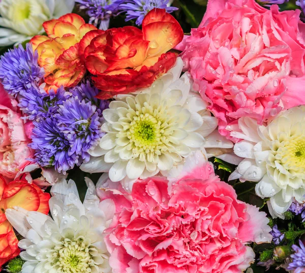 Beautiful bouquet flowers — Stock Photo, Image