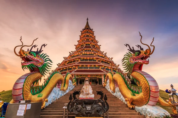 Templo chinês em Chiang Rai — Fotografia de Stock