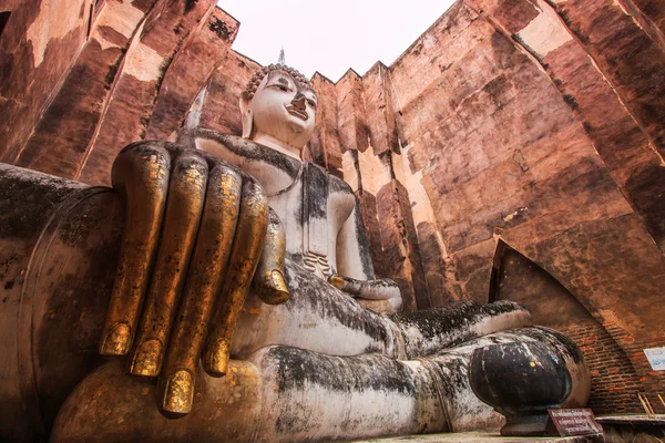 Boeddha in Sukhothai historische park — Stockfoto