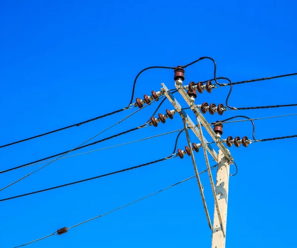 Wire and blue sky — Stock Photo, Image