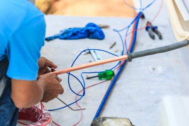 Klima yüklemeye hazırlanılıyor