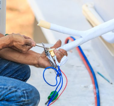 Klima yüklemeye hazırlanılıyor