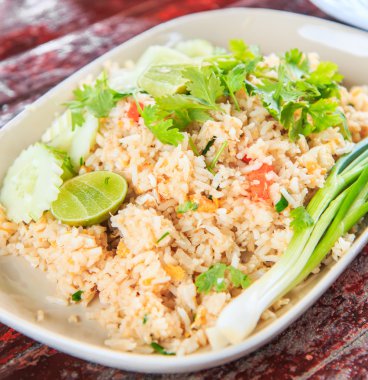 kızarmış pilav Yengeç