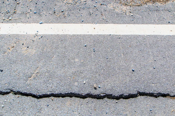 Rozbitý asfalt vrstvy — Stock fotografie