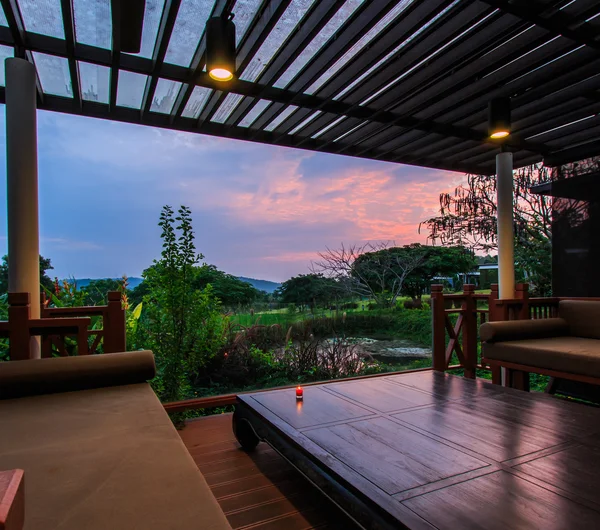 Güzel modern Teras lounge