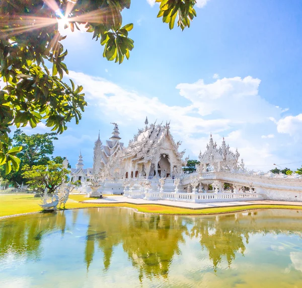 Wat rong khun w Tajlandii — Zdjęcie stockowe