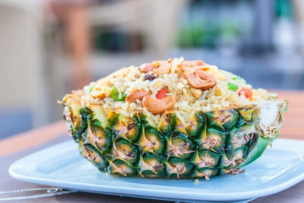 Rýže s ananasem potravin — Stock fotografie