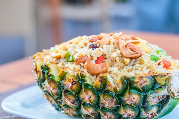 Ryż z ananasem żywności — Zdjęcie stockowe