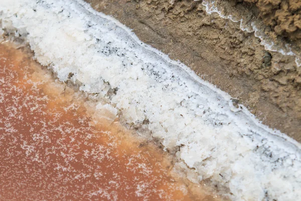 Naklua Masse von Salz in Bauernhof am Meer — Stockfoto
