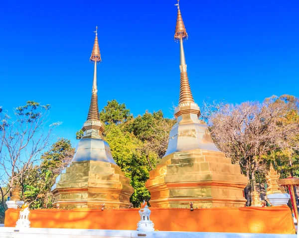 Dos pagodas doradas — Foto de Stock