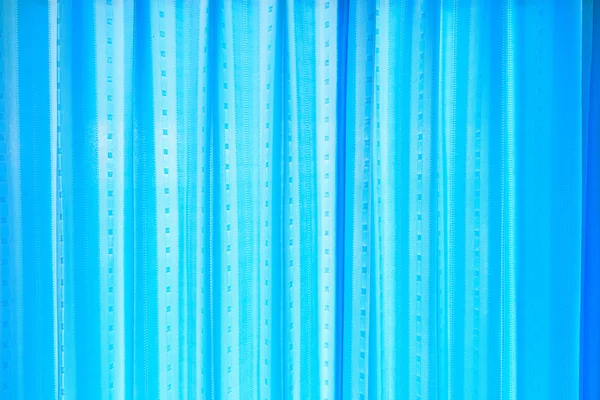 Blue decorative curtains — Stock Photo, Image