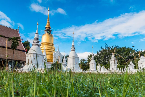 Wat Suan Dok Golden pagode — Stockfoto