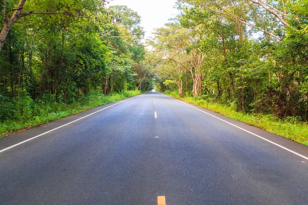 Highway with traffic arrows — Stock Photo, Image