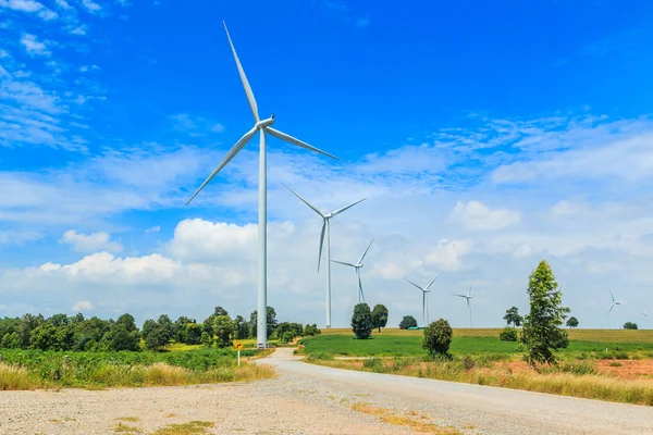 Huge wind turbines — Stock Photo, Image