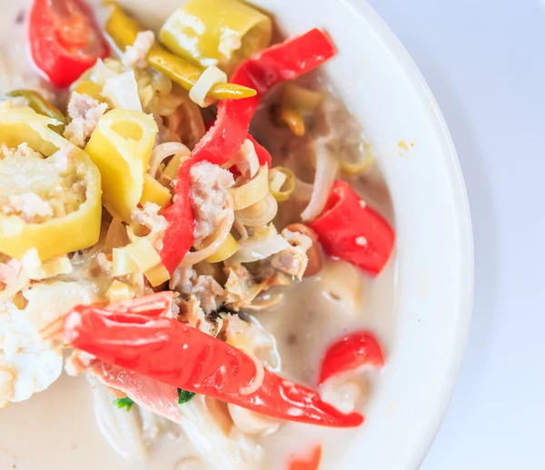 Thailändische Krabbensuppe — Stockfoto