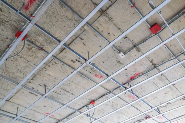 Ceiling frame construction — Stock Photo, Image