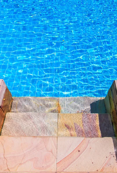 Water in swimming pool — Stock Photo, Image