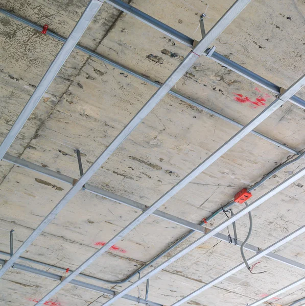 Ceiling frame construction — Stock Photo, Image