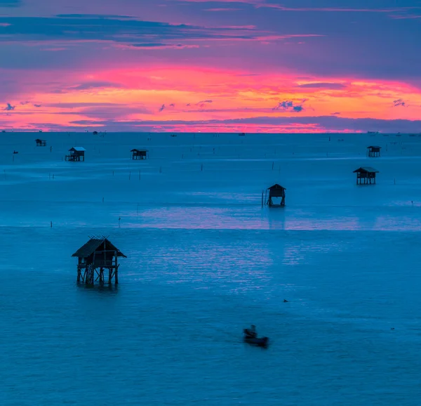 Casas de mar en el Golfo de Tailandia — Foto de Stock