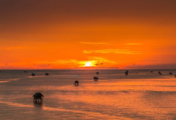 Casas de mar en el Golfo de Tailandia — Foto de Stock