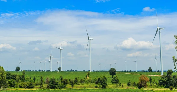 Stora vindkraftverk — Stockfoto