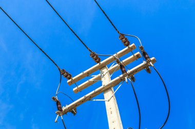 Tel direği elektrik mesaj