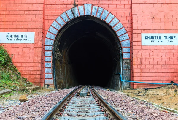 Старый железнодорожный тоннель — стоковое фото