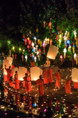 chiang Mai Loy krathong Festivali