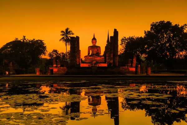 Park historyczny Sukhothai w Tajlandii — Zdjęcie stockowe