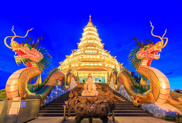 Chinese temple wat hyua pla kang — Stock Photo, Image